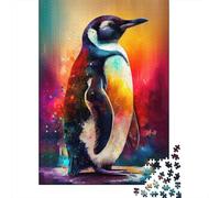 1000 Piece Jigsaw Puzzle for Adults, The Sociable Penguins, 52x38cm/1000pcs, Thoughtful Gift Idea, Family Activity And Quiet Weekends