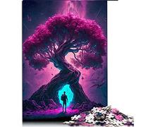 1000 Piece Jigsaw Puzzle for Adults The Tree Of Life Jigsaw Puzzles Wooden Jigsaw Learning Educational Toy （Size 50x75cm）