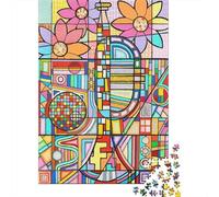 1000-Piece Jigsaw Puzzle for Adults, The Trumpeting Hip, 52x38cm/1000pcs, Shared Puzzle Activity, Quiet Home Time And Friends And Family
