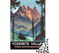 1000 Piece Jigsaw Puzzle for Adults, Three Sisters Mountain