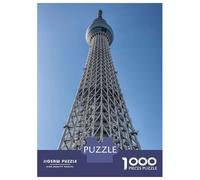 1000 Piece Jigsaw Puzzle for Adults Tokyo Skytree Jigsaw for Adults Relaxing Games Stress Reliever Birthday And Unique Gifts 38x26cm/1000pcs