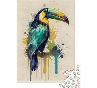 1000-Piece Jigsaw Puzzle for Adults, Toucan Keel Billed, 70x50cm/1000pcs, Idea, Relaxing Home Activity And Family Time at Home