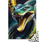 1000-Piece Jigsaw Puzzle for Adults, Toxic Poison Snake, 52x38cm/1000pcs, Shared Puzzle Activity, Quiet Home Time And Friends And Family