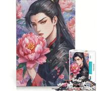 1000 Piece Jigsaw Puzzle for Adults Traditional Chinese Handsome Man Practical Game Stress Reliever Deal As Gifts for The Whole Family 38x26cm