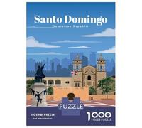 1000 Piece Jigsaw Puzzle for Adults Travel to Santo Domingo Puzzles for Adults Relaxing Games Pattern Assembly for Is Ideal As A Gift 70x50cm/1000pcs
