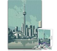 1000 Piece Jigsaw Puzzle for Adults Travel to Toronto Toys Educational Games Enhance Memory Art Work Gift Size 38x52cm