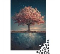 1000 Piece Jigsaw Puzzle for Adults, Tree of Life︰ Above And Below, 70x50cm/1000pcs, Shared Puzzle Activity, Quiet Home Time And Weekend Downtime