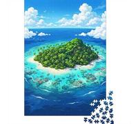 1000 Piece Jigsaw Puzzle for Adults, Tropical Island Paradise