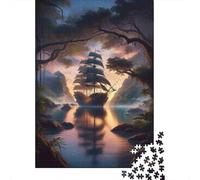 1000 Piece Jigsaw Puzzle for Adults Tropical Island Sunset Adult Puzzles Toy Wall Decor Staycation Kill Time Birthday And Unique Gifts 38x26cm/1000pcs
