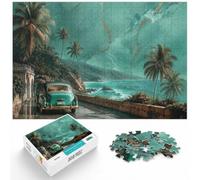 1000 Piece Jigsaw Puzzle for Adults, Tropical Seaside Escape | For winter days with time to puzzle: Adult jigsaw puzzle with 1000 pieces suits quiet moments between celebrations.