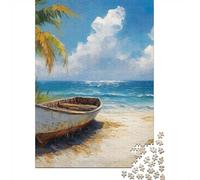 1000 Piece Jigsaw Puzzle for Adults, Tropical Stranded Island | For a break from screens: Adult jigsaw puzzle with 1000 pieces; with the complete challenge to keep the challenge engaging.