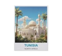 1000 Piece Jigsaw Puzzle for Adults，Tunisia, North Africa，paper Puzzle - for Adults Teens Educational Toys Gifts（50x70cm）-BH78