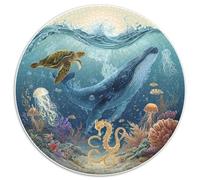 1000 Piece Jigsaw Puzzle for Adults Underwater World Ocean Life Relaxing Brain Teaser Challenge Educational Family Game Gift Set Durable Cardboard Pieces