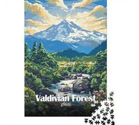 1000 Piece Jigsaw Puzzle for Adults, Valdivian Forest, Chile, 70x50cm/1000pcs, Screen-Free Activity And Cosy Winter Evenings
