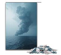 1000 Piece Jigsaw Puzzle for Adults Vast Sea of Smoke Puzzle GamePerfect Decoration for Teens Age 14 Years Up 1000 PCS(38x26cm)