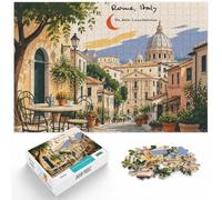 1000 Piece Jigsaw Puzzle for Adults, Via della Conciliazione, Rome | For screen-free Christmas time, this adult jigsaw puzzle with 1000 pieces turns winter leisure into a focused activity.
