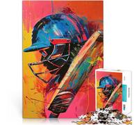 1000 Piece Jigsaw Puzzle for Adults Vibrant Cricketer pädagogische Herausforderung Wunschliste mit dem Weihnachtsmann38x26cm
