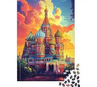 1000 Piece Jigsaw Puzzle for Adults, Vivid Kremlin Beauty, 70x50cm/1000pcs, Thoughtful Gift Idea, Relaxing Indoor Activity And Quiet Weekends