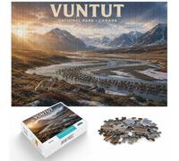 1000 Piece Jigsaw Puzzle for Adults, Vuntut National Park, Canada Landscape | Adult jigsaw puzzle with 1000 pieces; fits quiet evenings and weekends; when a calm, focused hobby suits the moment.