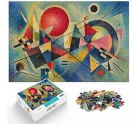 1000 Piece Jigsaw Puzzle for Adults, Wassily Kandinsky In Blue, 1925 | For the Christmas break, this adult jigsaw puzzle with 1000 pieces makes a thoughtful gift for adult puzzle fans.