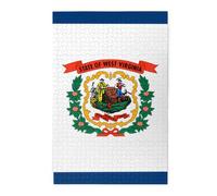 1000 Piece Jigsaw Puzzle for Adults,West Virginia Flag, Puzzles with Letters on Back, Challenging Puzzle for Game Night Home Décor, 19.7 x 29.5