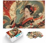 1000 Piece Jigsaw Puzzle for Adults, Whispers of the Dragon | For longer indoor activities, this adult jigsaw puzzle with 1000 pieces fits a regular jigsaw hobby.