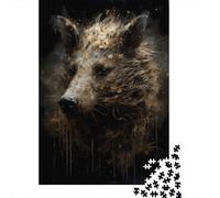 1000 Piece Jigsaw Puzzle for Adults, Wild Boar Darling, 70x50cm/1000pcs, Relaxing Winter Hobby, Quiet Evening Leisure And Time at Home