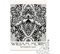 1000 Piece Jigsaw Puzzle for Adults, William Morris Windrush Black & White