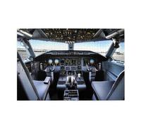 1000 Piece Jigsaw Puzzle for Adults Wooden Challenging Puzzles Custom Personalized Airplane Cockpit Picture Puzzle for Adults & Kids Family Game Nights 29.5"x19.7" Puzzles