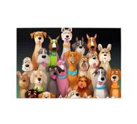 1000 Piece Jigsaw Puzzle for Adults Wooden Challenging Puzzles Custom Personalized Dogs Picture Puzzle for Adults & Kids Family Game Nights 29.5"x19.7" Puzzles