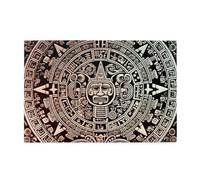 1000 Piece Jigsaw Puzzle for Adults Wooden Challenging Puzzles Custom Personalized Mayan Calendar End of The World Picture Puzzle for Adults & Kids Family Game Nights 29.5"x19.7" Puzzles