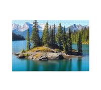 1000 Piece Jigsaw Puzzle for Adults Wooden Challenging Puzzles Custom Personalized Spirit Island in Lake Picture Puzzle for Adults & Kids Family Game Nights 29.5"x19.7" Puzzles