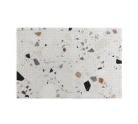 1000 Piece Jigsaw Puzzle for Adults Wooden Challenging Puzzles Custom Personalized White terrazzo Picture Puzzle for Adults & Kids Family Game Nights 29.5"x19.7" Puzzles