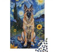 1000 Piece Jigsaw Puzzle for Adults - Wooden Puzzle for Educational Family Fun - Ideal for All Ages - Explore The Beauty of Belgian Malinois