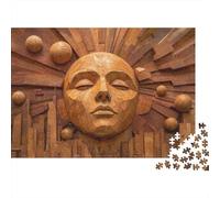 1000-Piece Jigsaw Puzzle for Adults, Wooden Wall Art Decor-2, 70x50cm/1000pcs; Low-dust White Pieces for Sorting; A Calm After-work Activity