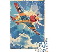 1000 Piece Jigsaw Puzzle for Adults World War II Airplane Art Print-1 Jigsaw for Adults Hands-on Game Improve Memory Birthday And Unique Gifts 70x50cm/1000pcs