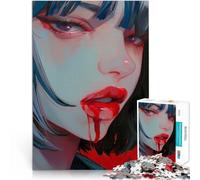 1000 Piece Jigsaw Puzzle for Adults Yandere Anime Vampire Girl Lernspielzeug Angebot als Geschenk für die ganze Familie75x50cm