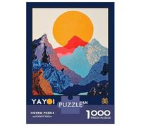 1000 Piece Jigsaw Puzzle for Adults Yayoi Kusama Exhibition Poster Jigsaw for Adults Hands-on Game Improve Memory Birthday And Unique Gifts 70x50cm/1000pcs