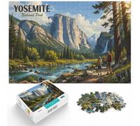 1000 Piece Jigsaw Puzzle for Adults, Yosemite National Park | For free days in December, this adult jigsaw puzzle with 1000 pieces suits quiet moments between celebrations.