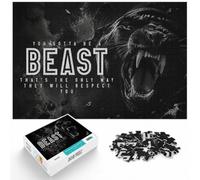 1000 Piece Jigsaw Puzzle for Adults, You Gotta be a Beast | For quiet evenings, this adult jigsaw puzzle with 1000 pieces brings a classic challenge to rainy-day downtime.