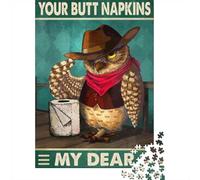 1000 Piece Jigsaw Puzzle for Adults, Your Butt Napkins My Dear(47)