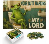 1000 Piece Jigsaw Puzzle for Adults, Your Butt Napkins My Lord | For puzzle time at home: Adult jigsaw puzzle with 1000 pieces; when a calm, focused hobby suits the moment.