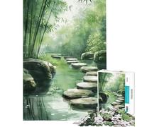 1000 Piece Jigsaw Puzzle for Adults Zen Garden Path Jigsaw 1000 Piece Toy Wall Decor Stress Reliever Birthday Present,Travel Gifts, (38x26cm)