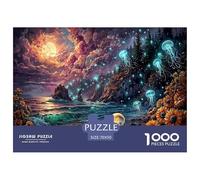 1000 Piece Jigsaw Puzzle for Beginners & Experts - Adjustable Challenge Level Makes It Ideal for Multi-Age Families. Adults And Kids Can Enjoy The Success of Completion.