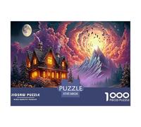 1000 Piece Jigsaw Puzzle for Beginners & Experts - Adjustable Challenge Level Makes It Ideal for Multi-Age Families. Adults And Kids Can Enjoy The Success of Completion.