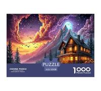 1000 Piece Jigsaw Puzzle for Beginners & Experts - Adjustable Challenge Level Makes It Ideal for Multi-Age Families. Adults And Kids Can Enjoy The Success of Completion.