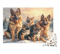 1000 Piece Jigsaw Puzzle for Cute Dog- Mindfulness & Family Fun Activity, Challenging Puzzle Game 38x26cm/1000pcs