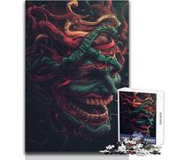 1000 Piece Jigsaw Puzzle for Teenagers A Chaotic Expression of Madness Family Fun & Game Night Pattern Assembly Great Gift Size 38x26cm