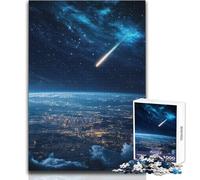 1000 Piece Jigsaw Puzzle for Teenagers A Meteor's Descent Family Fun & Game Night Pattern Assembly Great Gift Size 50x75cm