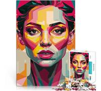 1000 Piece Jigsaw Puzzle for teenagers Abstract Woman Portrait Lernspielzeug Angebot als Geschenk für die ganze Familie38x26cm